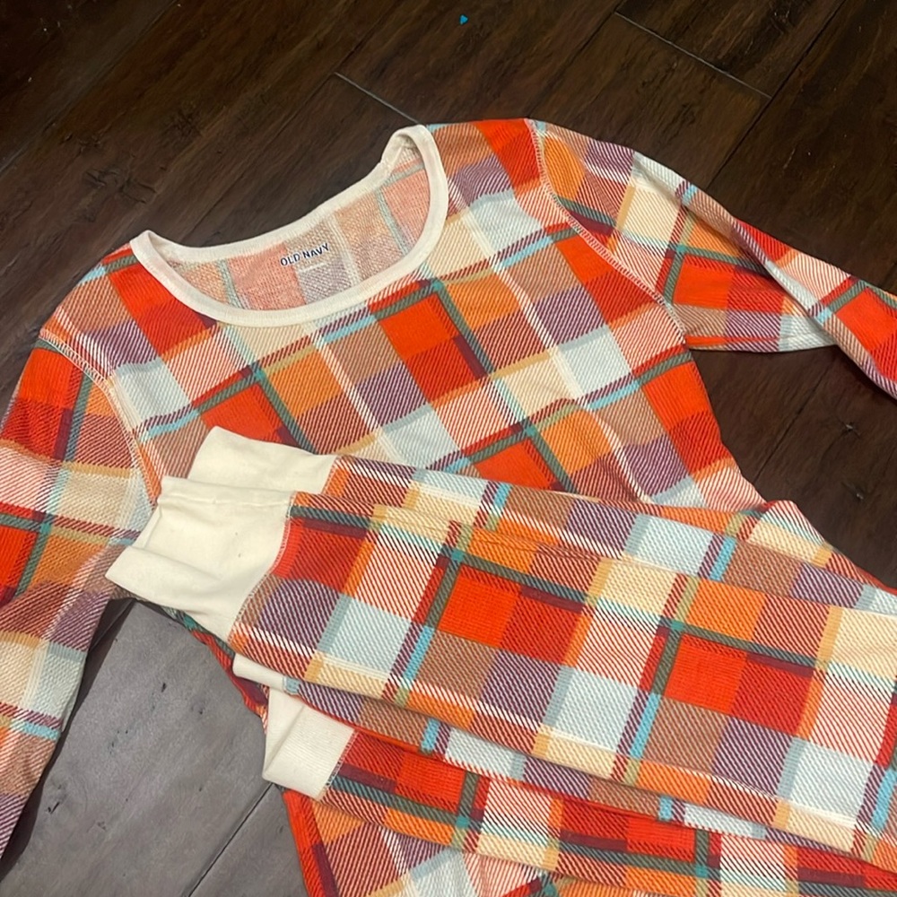 Orange pajamas set